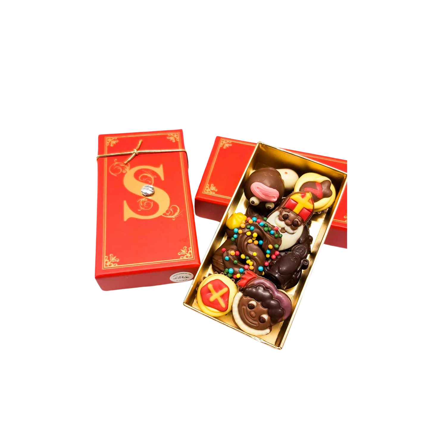 Sintboekje pralinedoosje