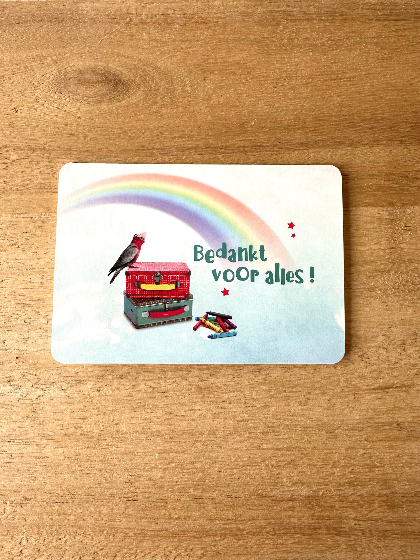 Wenskaarten 'Bedankt'