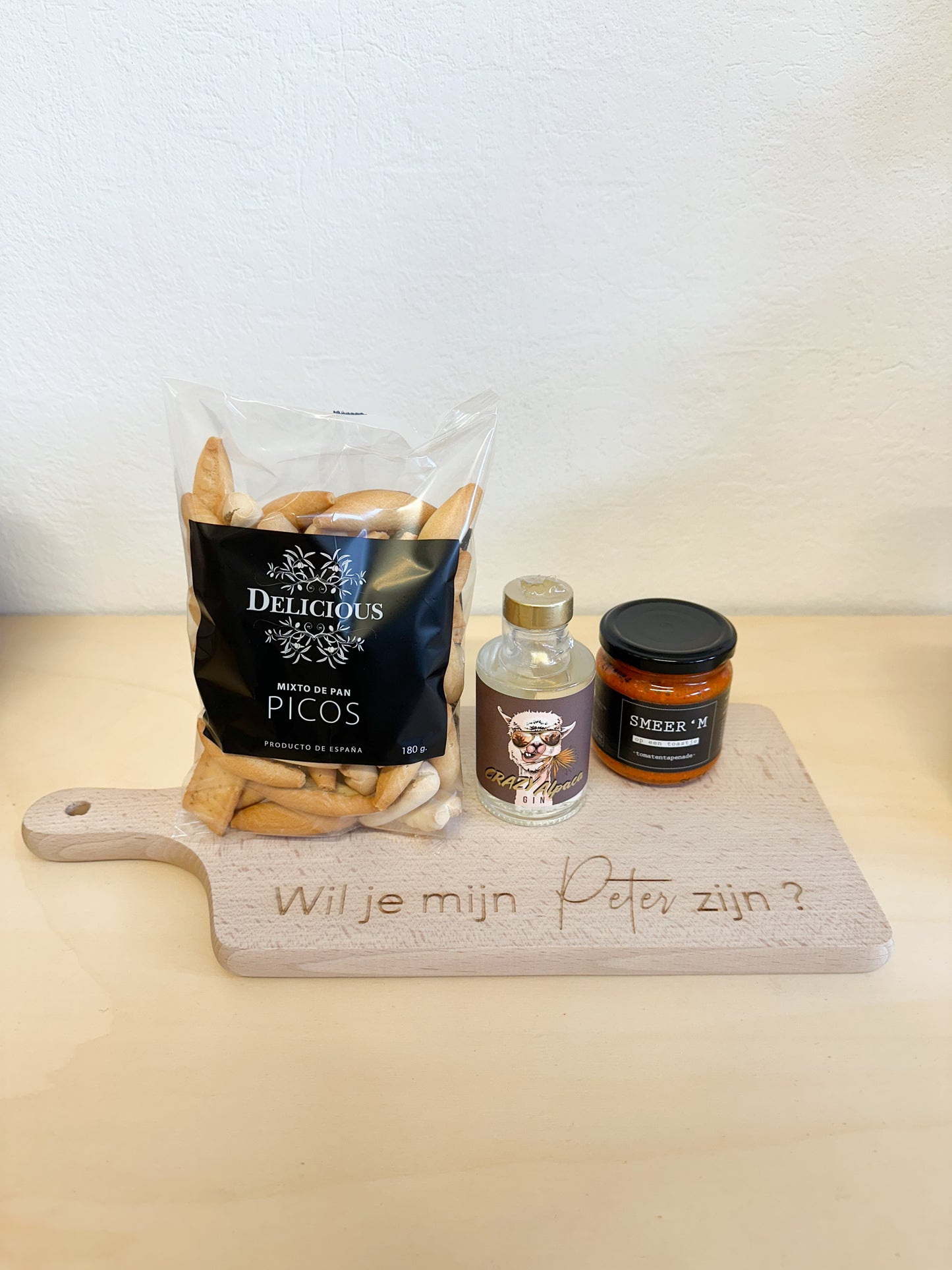 Snijplank 'Wil jij mijn meter/peter zijn?'