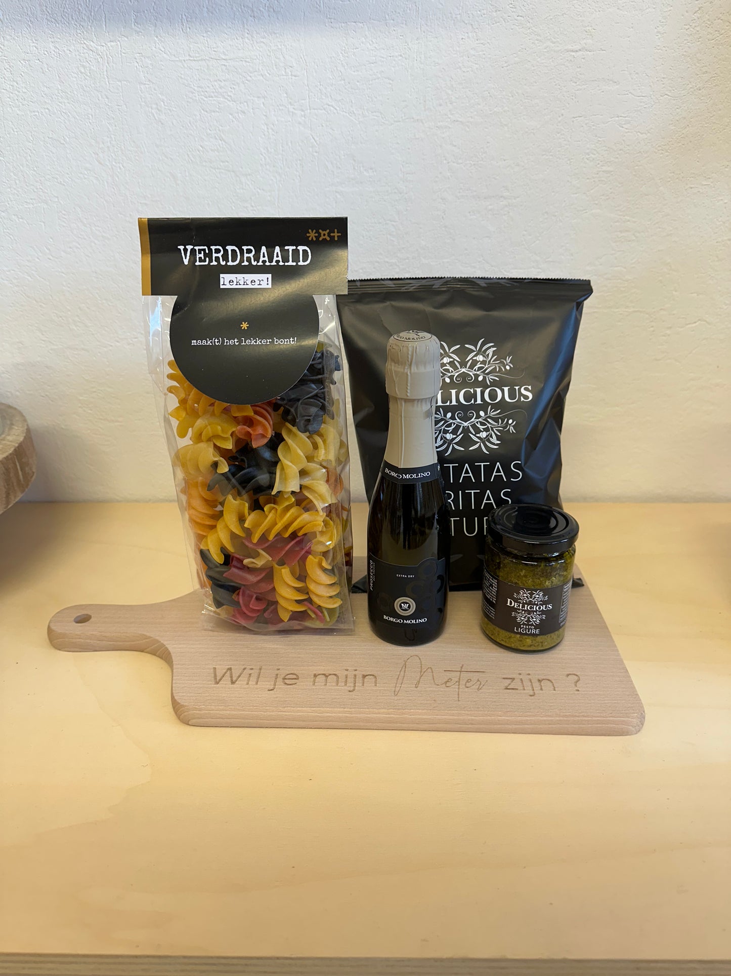 Snijplank 'Wil jij mijn meter/peter zijn?'