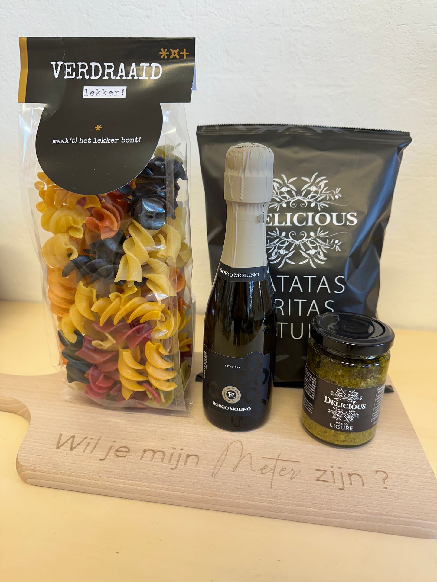 Snijplank 'Wil jij mijn meter/peter zijn?'