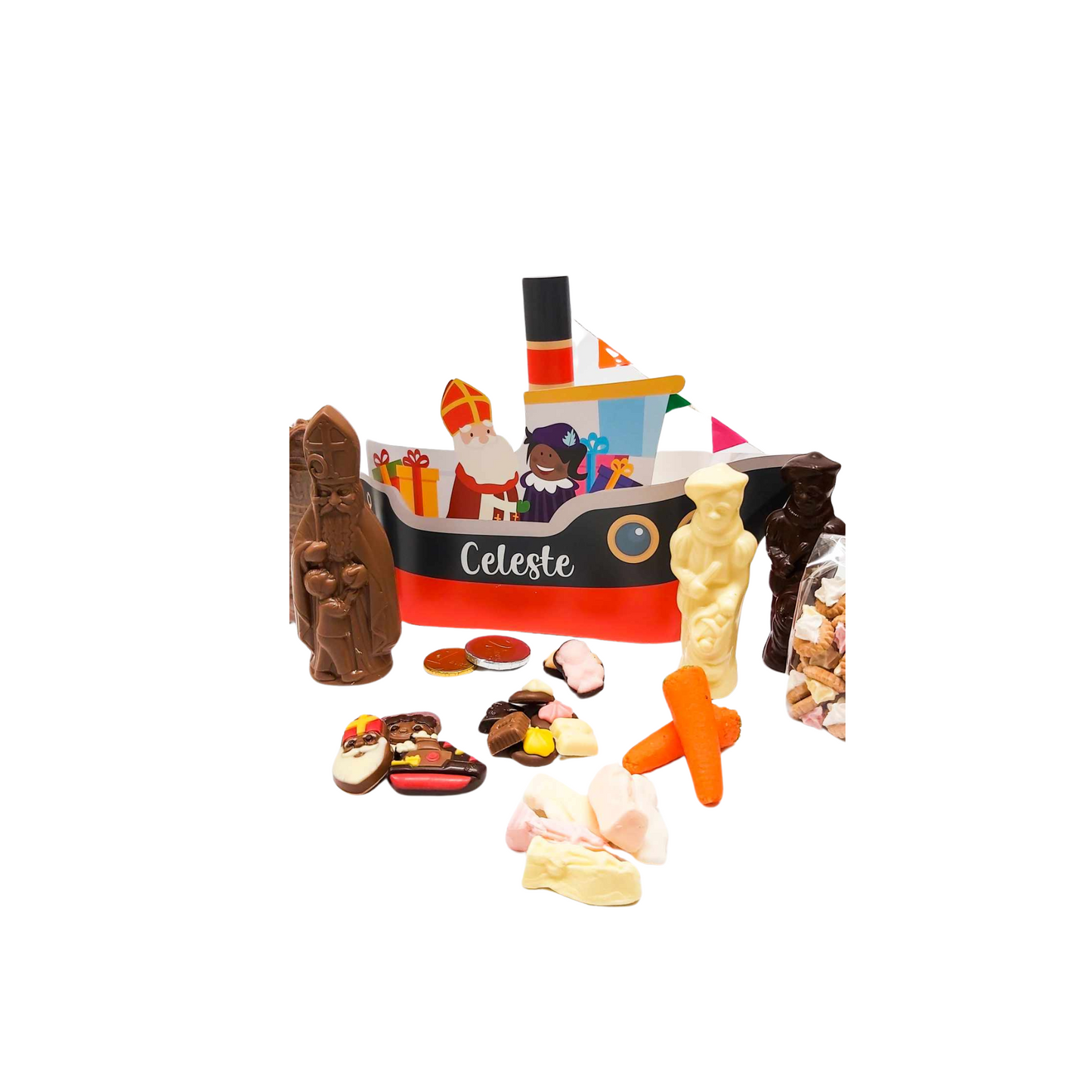 Sintboot met naam - ZOLANG DE VOORRAAD STREKT